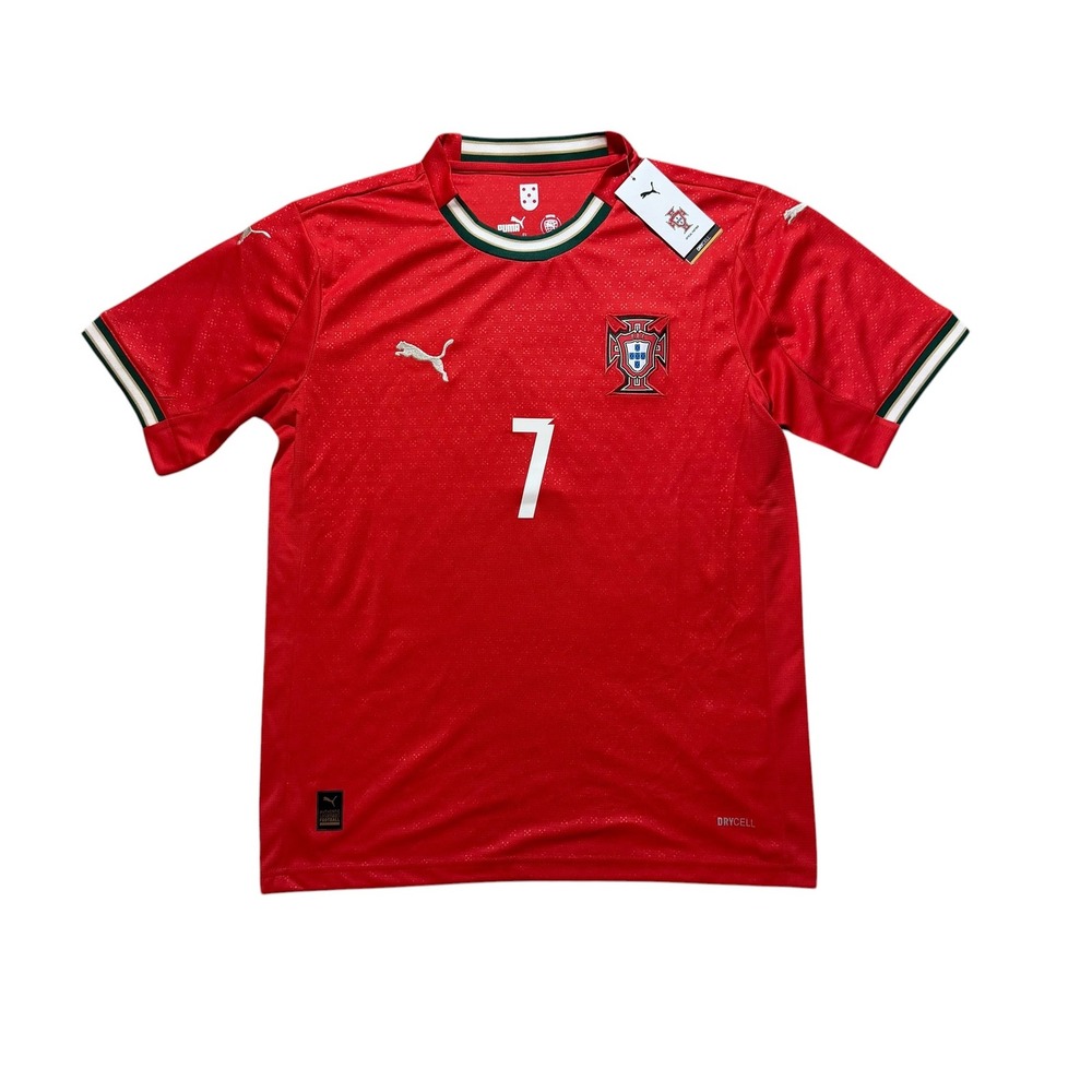 Puma Portugal Cristiano Ronaldo 7 Home Jersey Mens Large Red Soccer Shirt NWT